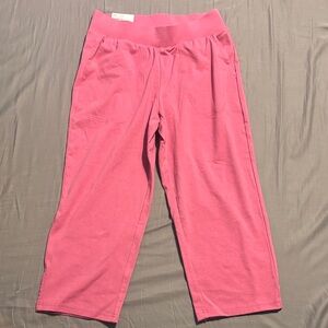 Pink Wide-Leg Pants